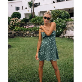 Island Calling Mini Dress EMERALD BAY
