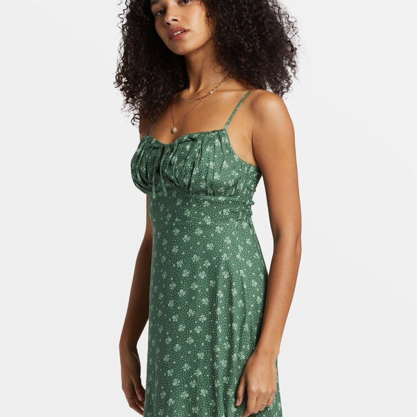 BILLABONG Island Calling Mini Dress EMERALD BAY