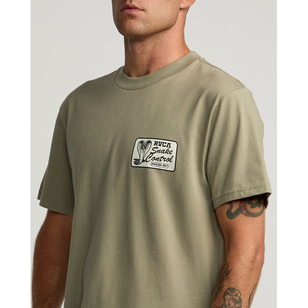 RVCA COBRA SERVICES TEE Aloe