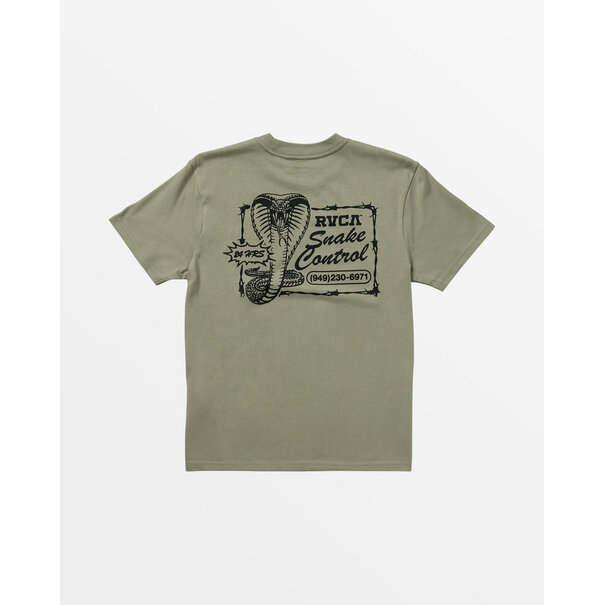 RVCA COBRA SERVICES TEE Aloe