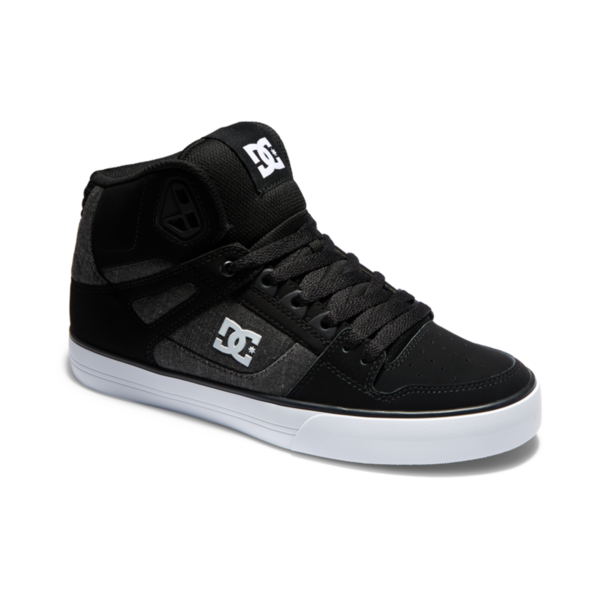 DC Shoes Men's Pure High-Top Shoes  BLACK/BATTLESHIP - BTT