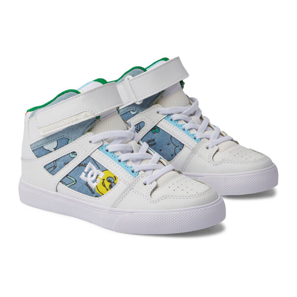 DC Shoes Kids' Pure High Elastic Lace High-Top Shoes