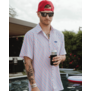 PARTY HAMMERS RWB SHORT SLEEVE BUTTON UP - MENS
