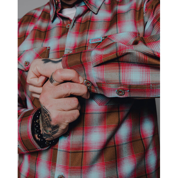 Dixxon CLUB TATTOO SNAKE & EAGLE FLANNEL - MENS