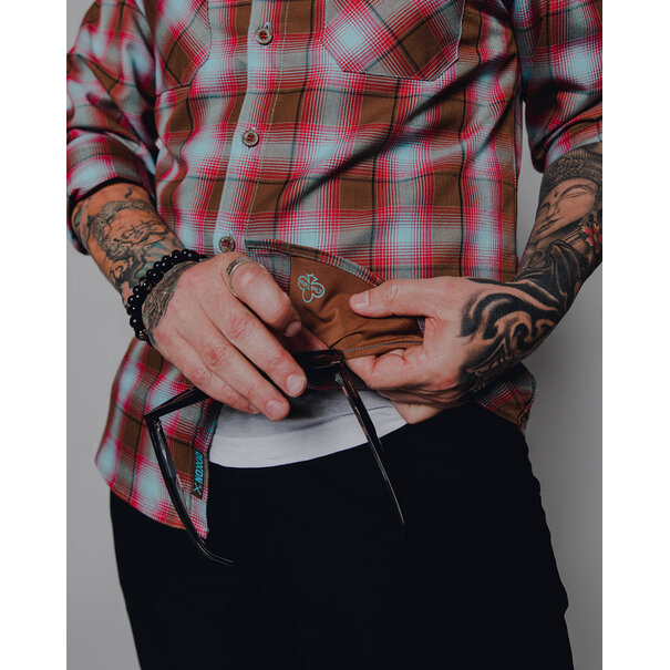 Dixxon CLUB TATTOO SNAKE & EAGLE FLANNEL - MENS