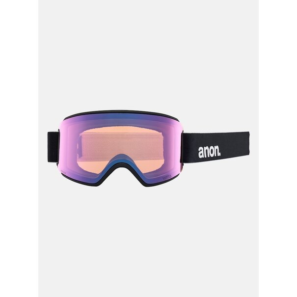 Anon Goggles Anon WM3 Goggles + Bonus Lens + MFI® Face Mask  W/Spr Black/Prcv Vrbl Blue