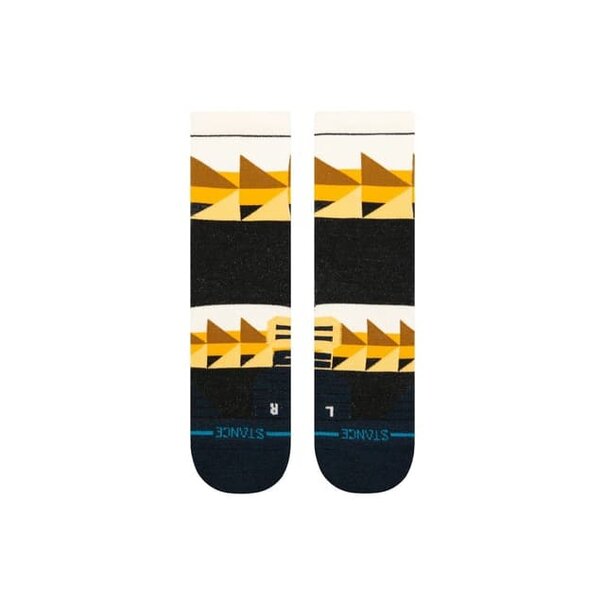Stance Socks Snow Windy Peaks Mid Wool Gold