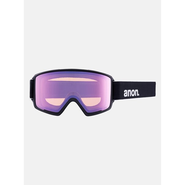 Anon Goggles Anon M3 Goggles + Bonus Lens + MFI® Face Mask Frame: Black, Lens: Perceive Variable Blue (21% / S2), Spare Lens: Perceive Cloudy Pink (53% / S1)