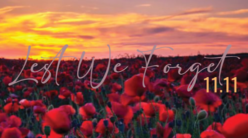 “Lest We Forget”: Remembering with Respect and Honour