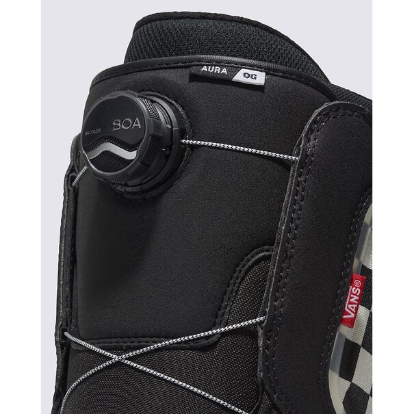Vans Footwear Mens Aura Og Black/Checkerboard