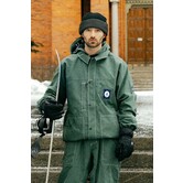 Men'S Dojo Shell Jacket Forest Green Denim