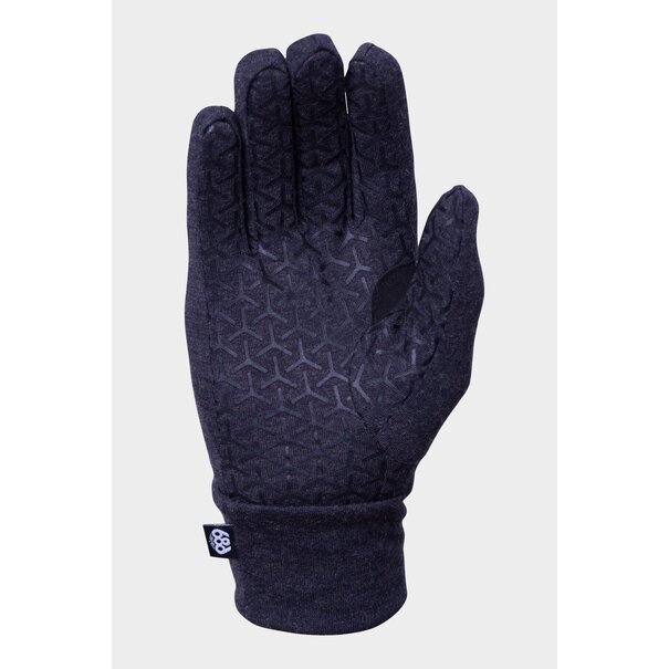 686 Women'S Merino Glove Liner Black Heather