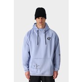 Men'S Bonded Fleece Pullover Hoody Purple Impression