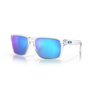 Holbrook XL Polished Clear w/PRIZM Sapphire Iridium Polarized