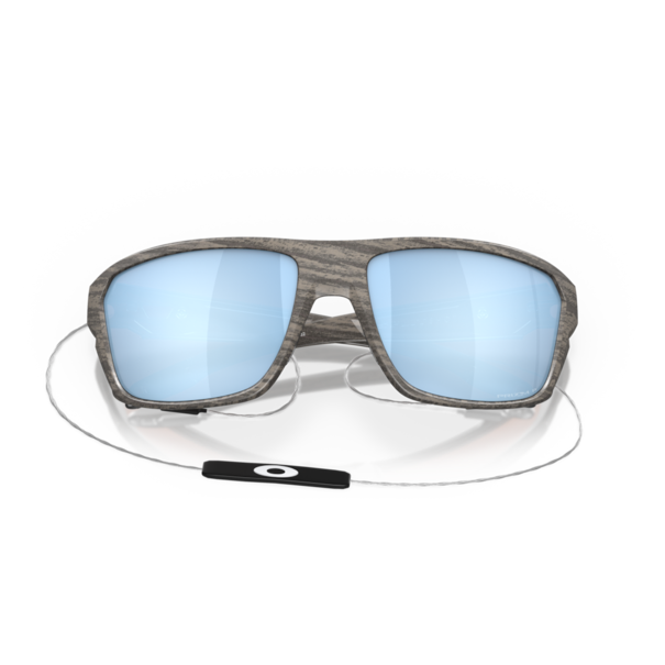 Oakley Split Shot Woodgrain PRIZM Deep Water Polarized