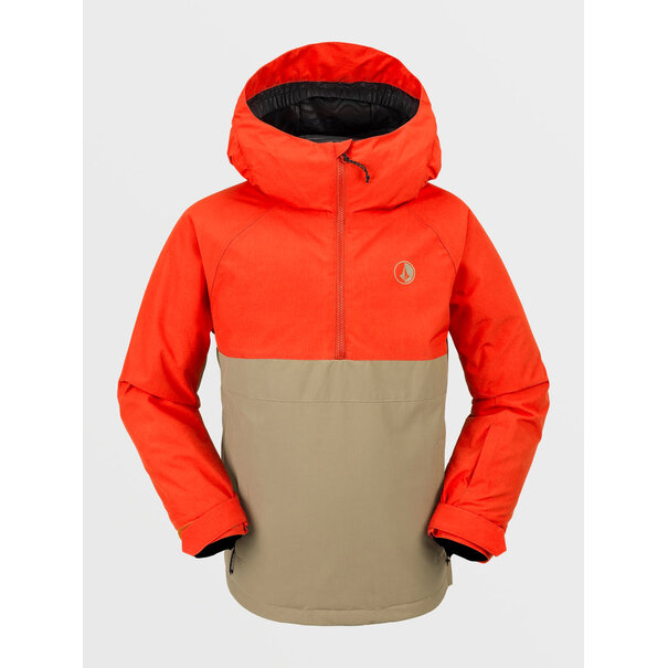 Volcom Sluff Insulated Pullover Orange Shock