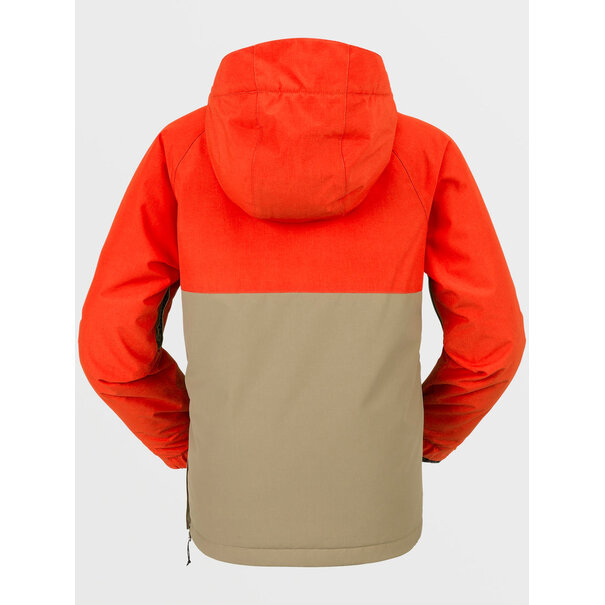 Volcom Sluff Insulated Pullover Orange Shock