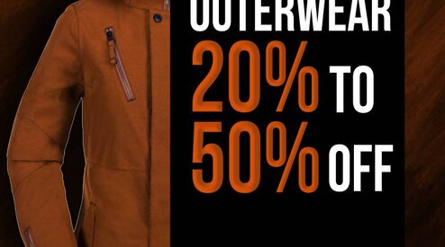 20-50% OFF OUTERWEAR
