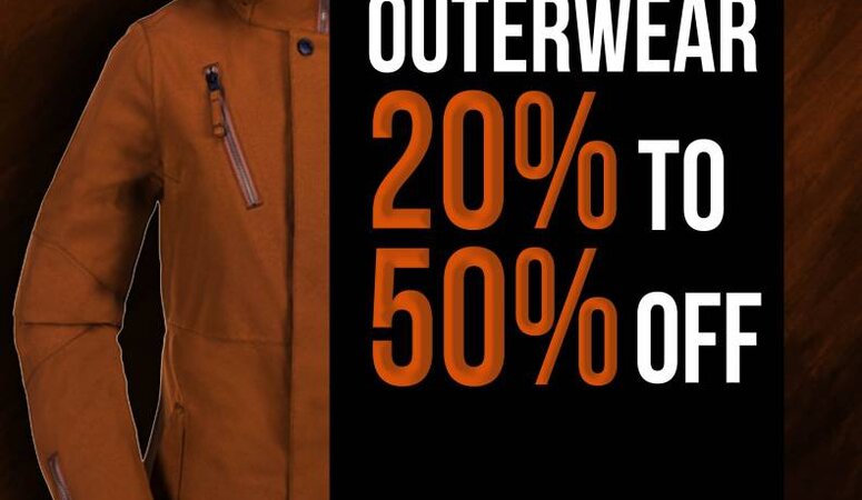20-50% OFF OUTERWEAR