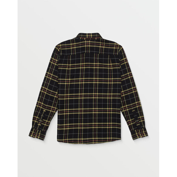 Volcom Volcom Mens Nerastone Long Sleeve Flannel ShirtButton Down Shirt