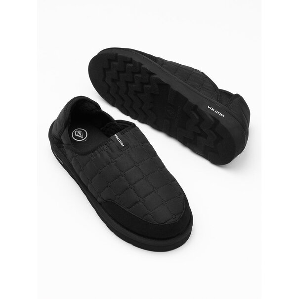 Volcom Recliner Slipper Black White