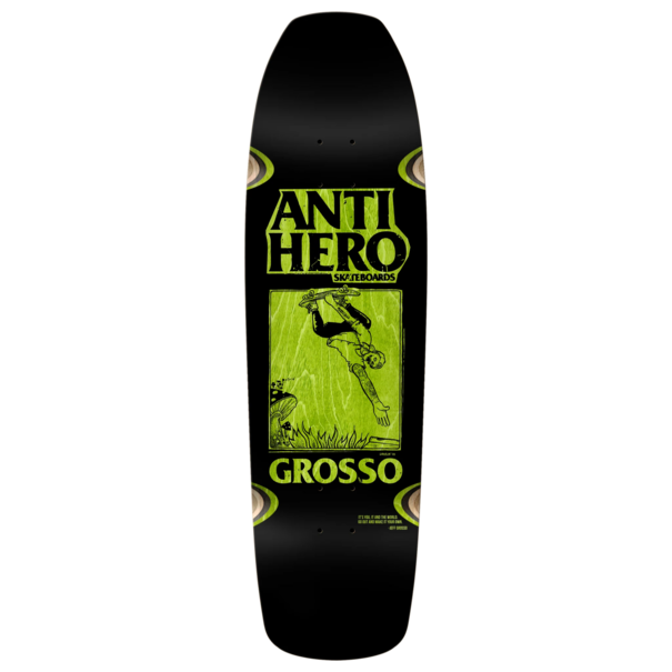 Anti-Hero SSD 25 GROSSO HAND PLANT FADE 9.25 WHEEL WELLS SQUARE EDGE