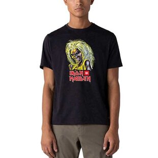 Men'S Everywhere Drirelease® Tech Tee Iron Maiden Eddies Black