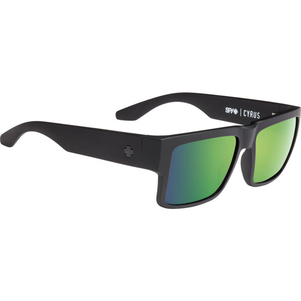 Spy Optics Cyrus Matte Black - HD Plus Bronze Polar with Green Spectra