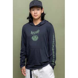 Men'S Everywhere Drirelease® Long Sleeve Hooded Tech Tee Welcome Black