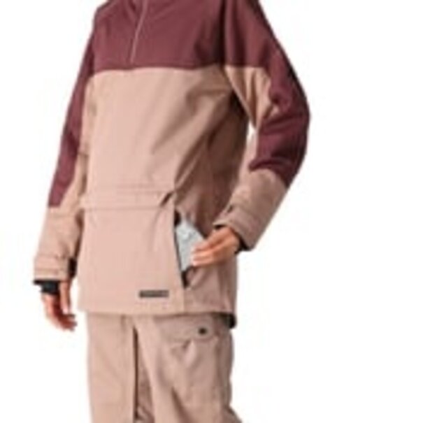 686 Women'S Upton Insulated Anorak Sassafras Colorblock