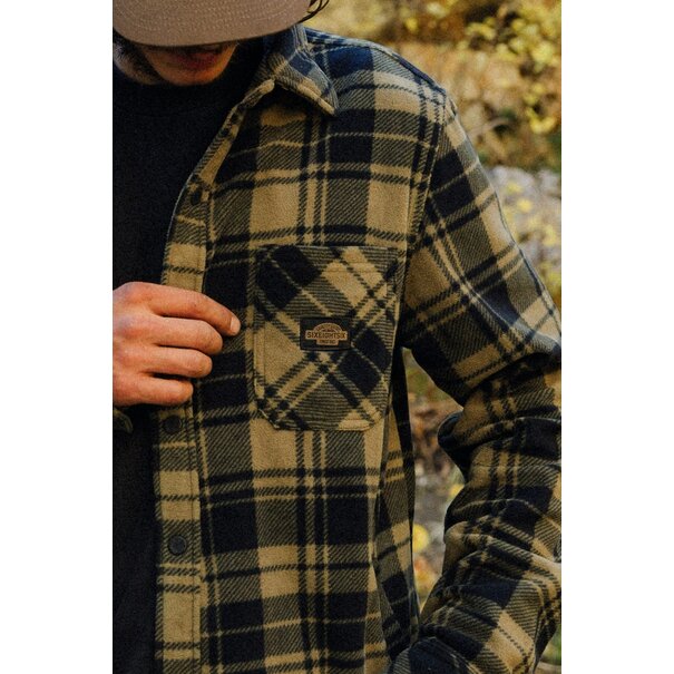 686 Men'S Sierra Fleece Flannel Sage Plaid