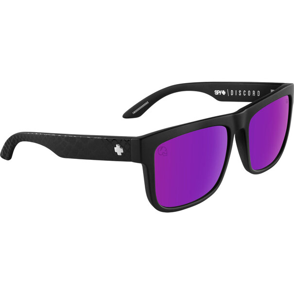 Spy Optics Discord Slayco Matte Black Viper - Happy Bronze Purple Mirror