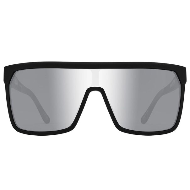 Spy Optics Flynn Soft Matte Black - Happy Gray Green Polar Silver Mirror