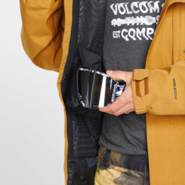 Volcom DUAL INSULATED GORE JACKET CARAMEL L