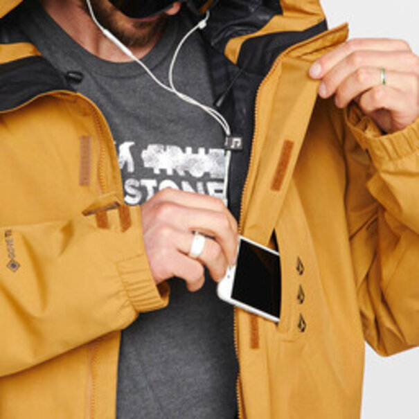Volcom DUAL INSULATED GORE JACKET CARAMEL L