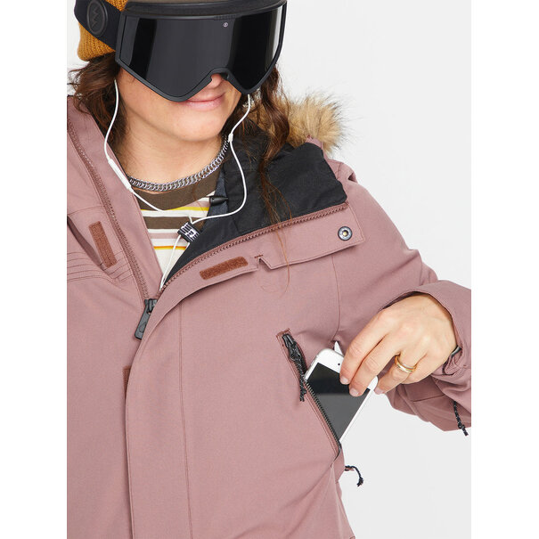 Volcom Shadow Ins Jacket Rosewood