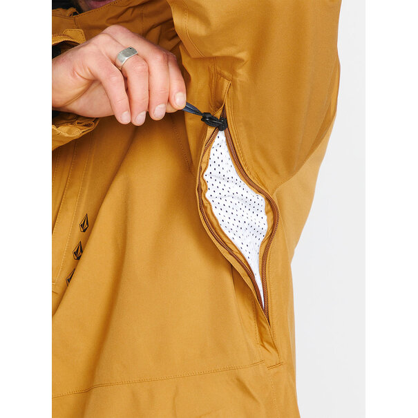 Volcom Dua Ins Gore Jacket Caramel