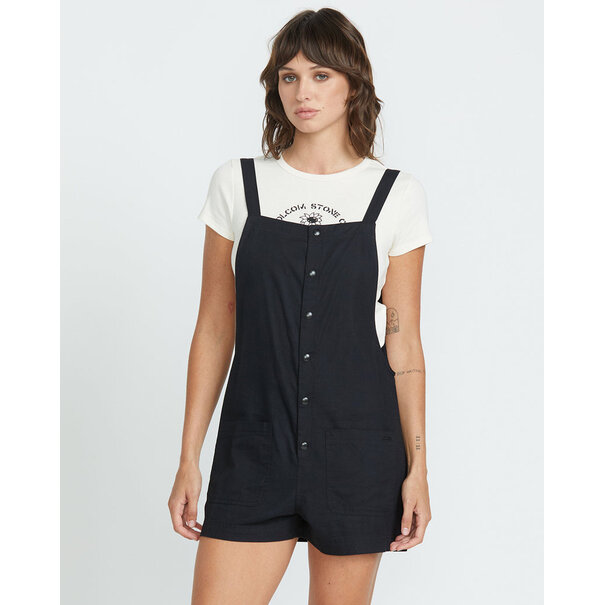 Volcom Stone Strut Romper Black