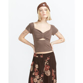 Fleurmaid Top Bear Brown