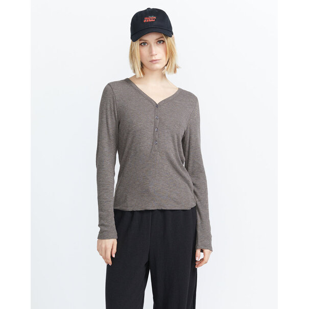Volcom Stone Mtn Mama Long Sleeve Dark Grey