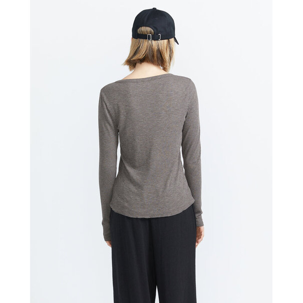Volcom Stone Mtn Mama Long Sleeve Dark Grey