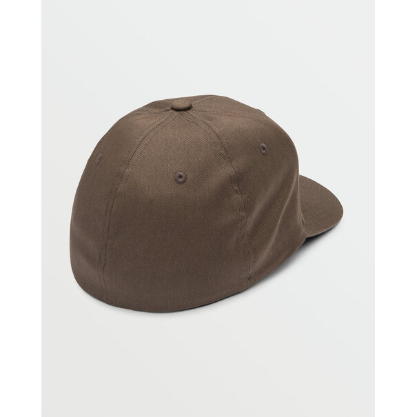 Volcom Cryptic Bar Flexfit Hat Dark Earth