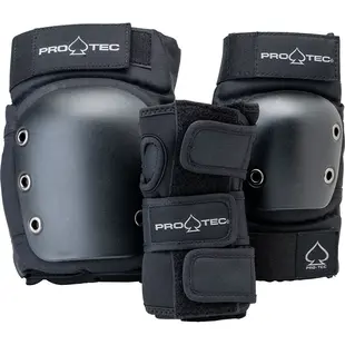 STREET JR 3-PK PAD SET - BLACK