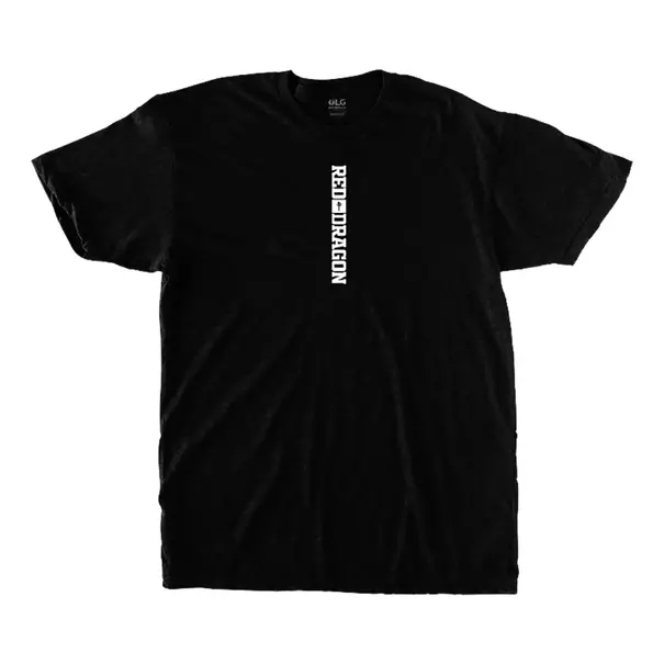 Red Dragon Apparel RDS TRIBLEND T-SHIRT VERTICAL BLACK