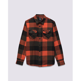 Vans Kids Box Flannel CLA - Black/Fiesta
