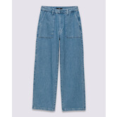 Vans Womens Union Relaxed Carpenter Pant-Stonewash