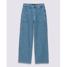 Ladies Union Relaxed Denim Carpenter Pant-Stonewash