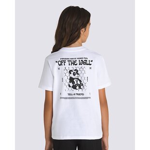 Vans Youth V Panda T- Shirt- White