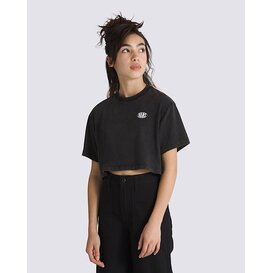 Vans Oval Wash S/S Crop RE-Black