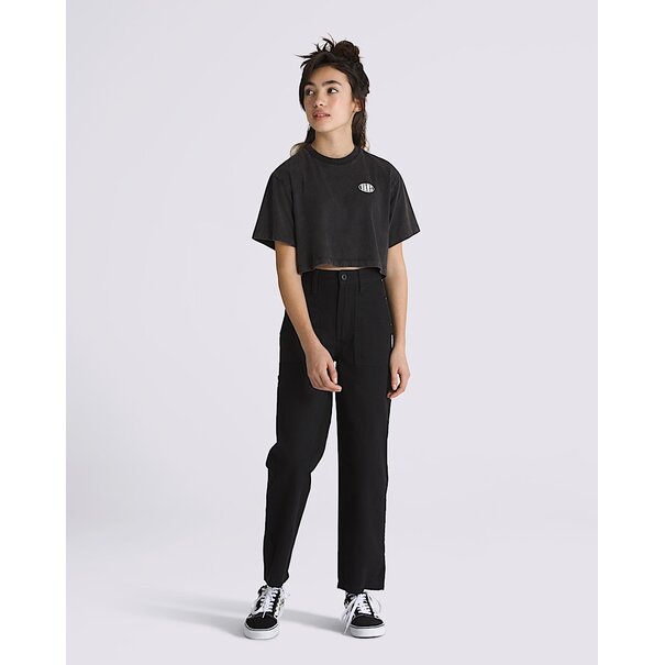 Vans Footwear Vans Oval Wash S/S Crop RE-Black